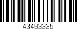 Código de barras (EAN, GTIN, SKU, ISBN): '43493335'