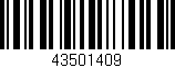 Código de barras (EAN, GTIN, SKU, ISBN): '43501409'