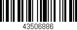 Código de barras (EAN, GTIN, SKU, ISBN): '43506886'
