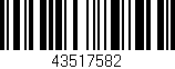 Código de barras (EAN, GTIN, SKU, ISBN): '43517582'