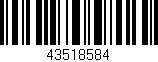 Código de barras (EAN, GTIN, SKU, ISBN): '43518584'