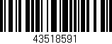 Código de barras (EAN, GTIN, SKU, ISBN): '43518591'
