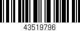 Código de barras (EAN, GTIN, SKU, ISBN): '43519796'