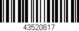 Código de barras (EAN, GTIN, SKU, ISBN): '43520617'