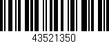 Código de barras (EAN, GTIN, SKU, ISBN): '43521350'