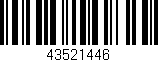 Código de barras (EAN, GTIN, SKU, ISBN): '43521446'