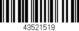 Código de barras (EAN, GTIN, SKU, ISBN): '43521519'