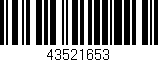 Código de barras (EAN, GTIN, SKU, ISBN): '43521653'
