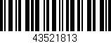 Código de barras (EAN, GTIN, SKU, ISBN): '43521813'