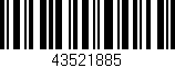 Código de barras (EAN, GTIN, SKU, ISBN): '43521885'