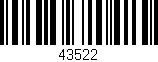Código de barras (EAN, GTIN, SKU, ISBN): '43522'