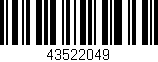 Código de barras (EAN, GTIN, SKU, ISBN): '43522049'