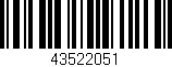 Código de barras (EAN, GTIN, SKU, ISBN): '43522051'