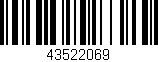 Código de barras (EAN, GTIN, SKU, ISBN): '43522069'