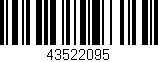 Código de barras (EAN, GTIN, SKU, ISBN): '43522095'