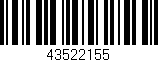 Código de barras (EAN, GTIN, SKU, ISBN): '43522155'