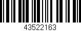 Código de barras (EAN, GTIN, SKU, ISBN): '43522163'
