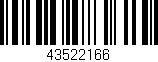 Código de barras (EAN, GTIN, SKU, ISBN): '43522166'