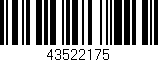 Código de barras (EAN, GTIN, SKU, ISBN): '43522175'