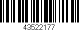 Código de barras (EAN, GTIN, SKU, ISBN): '43522177'