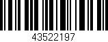 Código de barras (EAN, GTIN, SKU, ISBN): '43522197'
