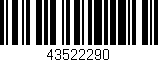 Código de barras (EAN, GTIN, SKU, ISBN): '43522290'