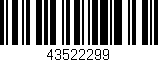 Código de barras (EAN, GTIN, SKU, ISBN): '43522299'