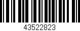 Código de barras (EAN, GTIN, SKU, ISBN): '43522823'