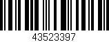 Código de barras (EAN, GTIN, SKU, ISBN): '43523397'