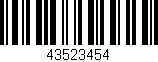 Código de barras (EAN, GTIN, SKU, ISBN): '43523454'