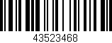 Código de barras (EAN, GTIN, SKU, ISBN): '43523468'