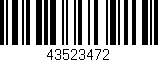 Código de barras (EAN, GTIN, SKU, ISBN): '43523472'