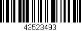 Código de barras (EAN, GTIN, SKU, ISBN): '43523493'