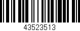 Código de barras (EAN, GTIN, SKU, ISBN): '43523513'