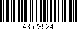 Código de barras (EAN, GTIN, SKU, ISBN): '43523524'