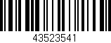 Código de barras (EAN, GTIN, SKU, ISBN): '43523541'