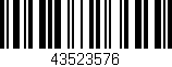 Código de barras (EAN, GTIN, SKU, ISBN): '43523576'