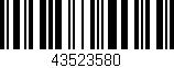 Código de barras (EAN, GTIN, SKU, ISBN): '43523580'