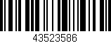 Código de barras (EAN, GTIN, SKU, ISBN): '43523586'