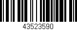 Código de barras (EAN, GTIN, SKU, ISBN): '43523590'