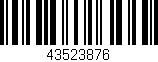 Código de barras (EAN, GTIN, SKU, ISBN): '43523876'