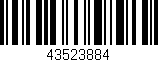 Código de barras (EAN, GTIN, SKU, ISBN): '43523884'