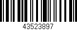 Código de barras (EAN, GTIN, SKU, ISBN): '43523897'