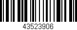 Código de barras (EAN, GTIN, SKU, ISBN): '43523906'