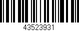 Código de barras (EAN, GTIN, SKU, ISBN): '43523931'