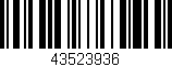 Código de barras (EAN, GTIN, SKU, ISBN): '43523936'