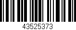 Código de barras (EAN, GTIN, SKU, ISBN): '43525373'