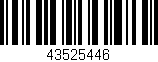 Código de barras (EAN, GTIN, SKU, ISBN): '43525446'