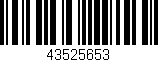 Código de barras (EAN, GTIN, SKU, ISBN): '43525653'