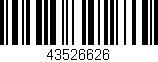 Código de barras (EAN, GTIN, SKU, ISBN): '43526626'